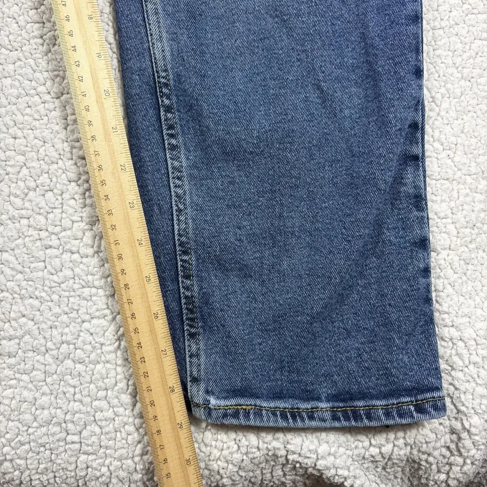 Levi's 505 Men’s Jeans 36x30 Straight Leg Regular Fit Blue Denim Cotton